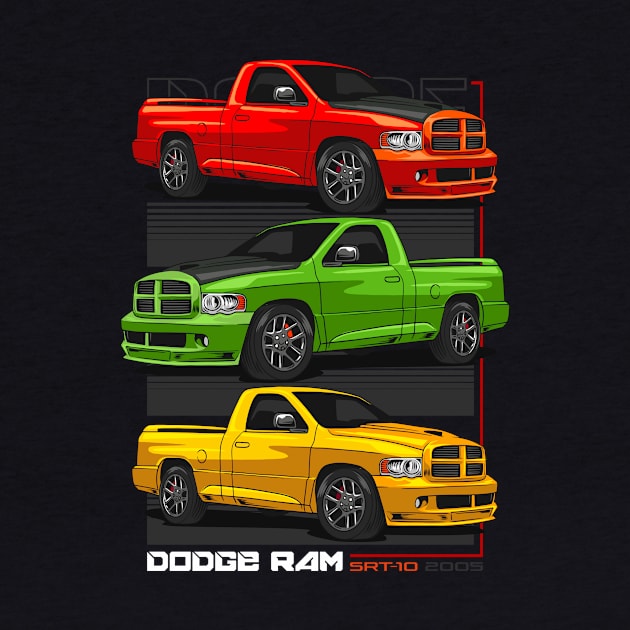 RAM SRT-10 V10 Pickup Car by milatees